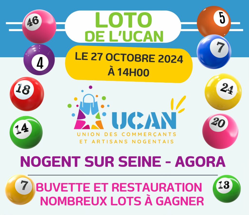 loto organisé par les commerçants de nogent sur seine, aube