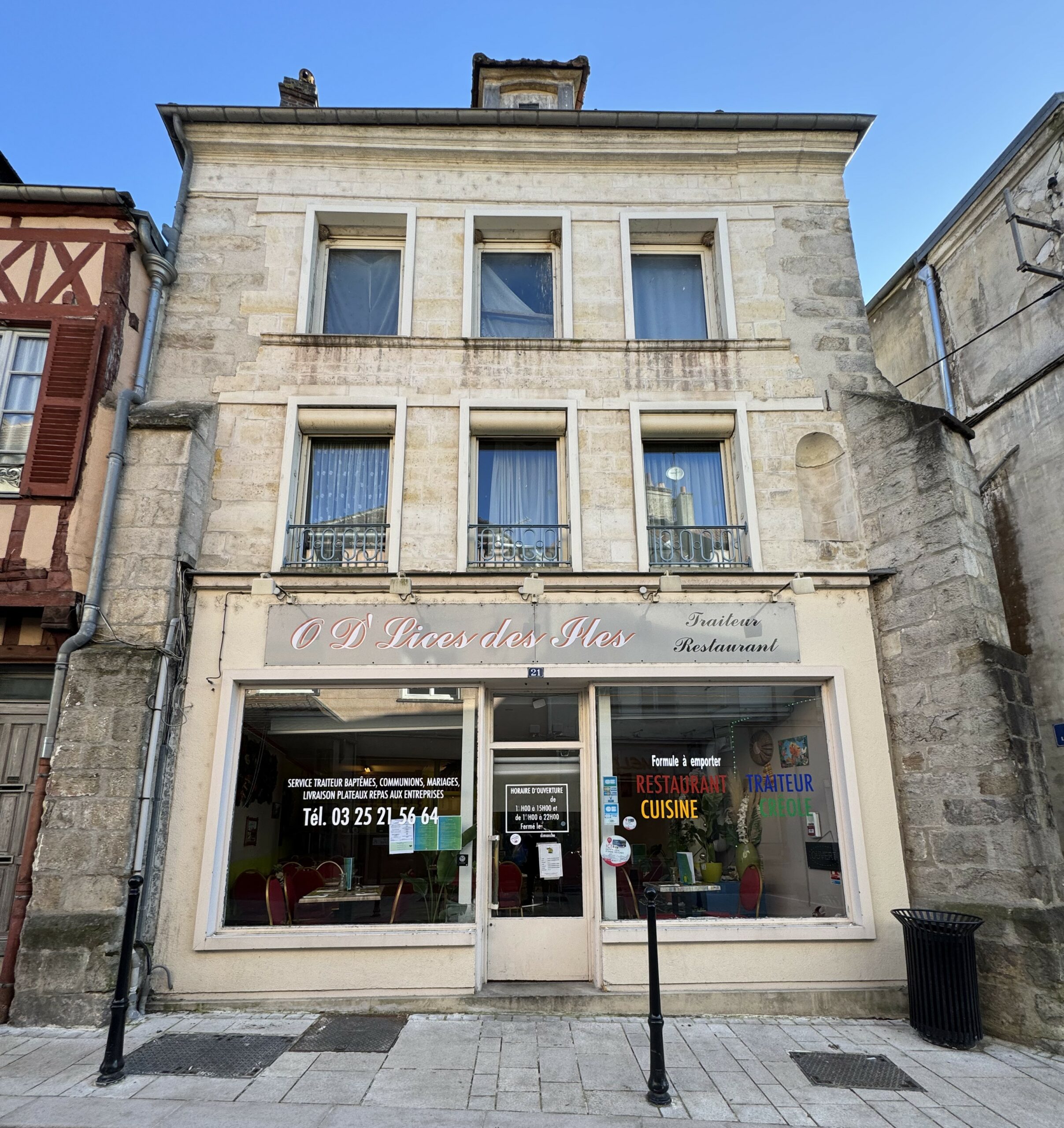 restaurant O délices des iles à nogent sur seine